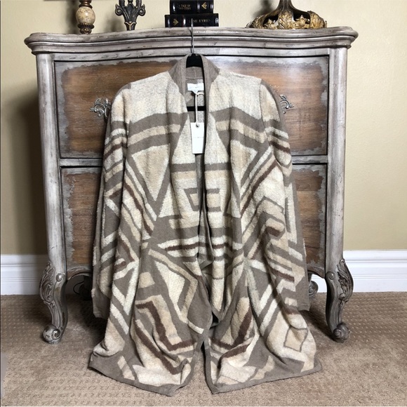 Lucky Brand Intarsia Cardigan Sweater - Picture 3 of 10